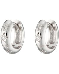 Scream Pretty - Celestial Chunky Huggie Hoop Earrings - Lyst