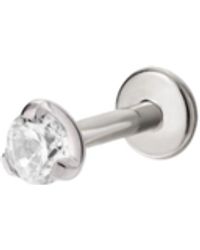 Vanhi - 3Mm Martini Set Threadless Flat Back Titanium Cartilage Stud - Lyst