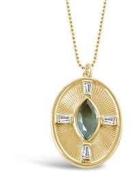 Glamrocks Jewelry - Sunray Necklace- Ocean Quartz - Lyst