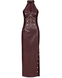 Saint Ones - Rox Leather Dress - Lyst