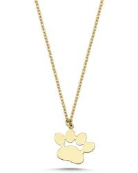 Ecce | Artisan Diamonds - 14K Solid Paw Necklace - Lyst
