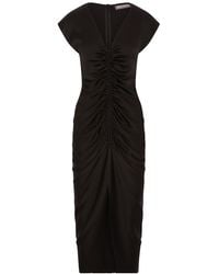 The Summer Edit - Rudi Hammered Silk Ruched Dress - Lyst