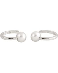 Artisan - Pearl Ear Cuff Earrings - Lyst