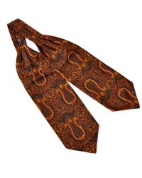 DAVID WEJ - Self Tie Paisley Cravat – - Lyst