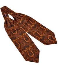 DAVID WEJ - Self Tie Paisley Cravat – - Lyst