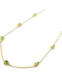 Sophelia - Peridot August Birthstone Minimalist Vermeil Plated Necklace - Lyst