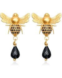 Myrto Katramadou Jewellery - Queen Bee Stud Earrings - Lyst