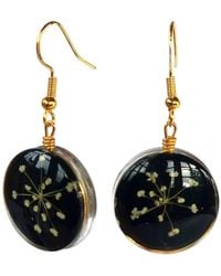 Laura Daili - Midnight Bloom Earrings - Lyst