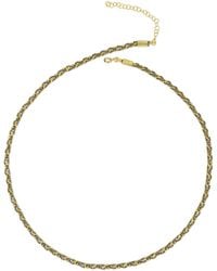 Spero London - Handmade Rope Braided Sterling Beaded Chain Necklace - Lyst