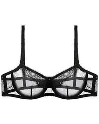Journelle - Chiara Demi Bra Noir - Lyst