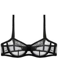 Journelle - Chiara Demi Bra Noir - Lyst