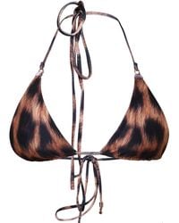 Animal - Serengeti Reversible Bikini Top - Lyst