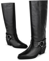 INTENTIONALLY ______ - Josephine Knee High Biker Boot - Lyst