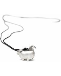 Pearl Code - Artisanal Horse Pendant – Symbolic Necklace With Cord - Lyst