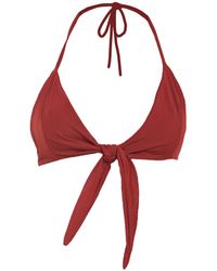 Rêve De Rive - Camilla Bordeaux Bikini Top - Lyst