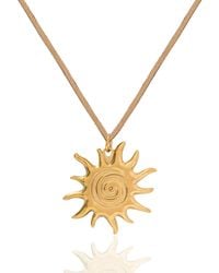 A Weathered Penny - Neutrals Solar Necklace - Lyst