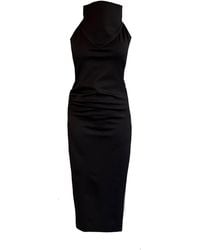 Mirimalist - Open Back Midi Dress - Lyst