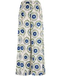 Traffic People - When I Close My Eyes And Print Rene Wide Leg Trousers - Lyst