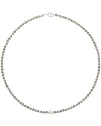 Lily & Roo - Labradorite Gemstone Choker - Lyst
