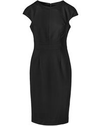 Conquista - Fitted Dress With Cap Sleeves By Fashion - Lyst