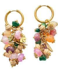 Smilla Brav - Gemstone Earrings Bloomé - Lyst