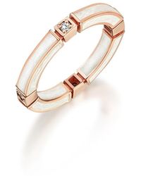C|Nd|N by Candan Balto - Megaron & Mother Of Pearl Enamel Ring - Lyst