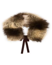 Saachi - Faux Fur Tie Collar - Lyst