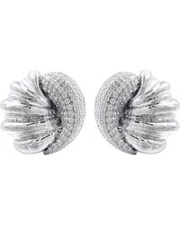 Onewildone - Go Off Sculpted Pavé Earrings - Lyst