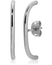 Glamrocks Jewelry - Minimalist Suspension Hoop - Lyst