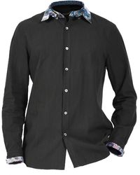 Smart and Joy - Long-sleeves Shirt With Printed Collar And Cuffs - Lyst
