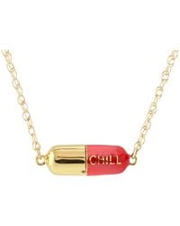 Kris Nations - Big Chill Pill Chain Necklace & Filled - Lyst