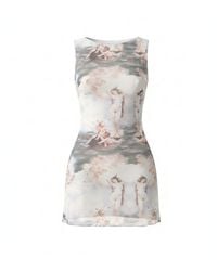 Alia Studio - Soleil Mini Mesh Dress - Lyst