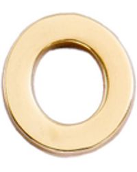 Make Heads Turn - Golden Metal Letter O Pin - Lyst