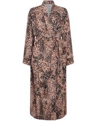 Lily and Lionel - Corina Kimono Style Animal Print Robe - Lyst