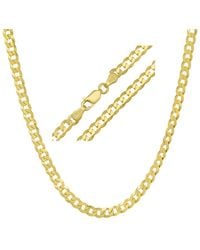 Kylie Harper - Italian 4Mm Miami Cuban Curb Chain Necklace - Lyst