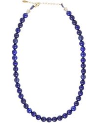 Kris Nations - Lapis Baller Gemstone Beaded Necklace - Lyst