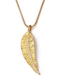 With Love Darling - Ashok Leaf Necklace - Lyst