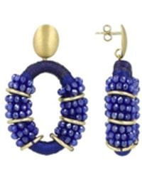 LOTT.gioielli - Combi Oval Deluxe Earrings M - Lyst