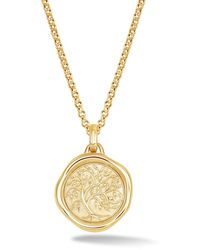Dower & Hall - S Tree Of Life Talisman Necklace In Vermeil - Lyst