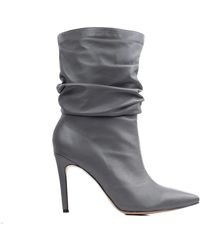 Ginissima - Gray Leather Eva Boots - Lyst