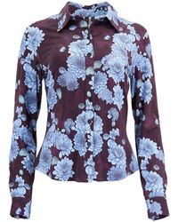 lords of harlech - Stephanie Serious Floral Shirt - Lyst