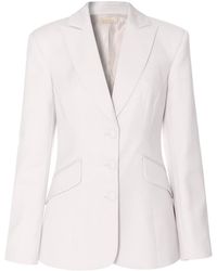 AGGI by HALEWSKI - Leona Off Single Breasted Blazer - Lyst