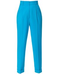 AGGI by HALEWSKI - Kelly Jewel Tailored Trousers With Cuffs - Lyst