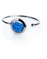 My Little Nature - Premium Quality Designer Cuff Bracelet With Natural Stones – Statement Jewelry - Lyst