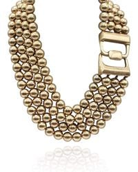 Michael Nash Jewelry - Irena Four Strand Worn Bead Necklace - Lyst