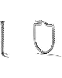 Onia - Braided Everyday U-Hoops - Lyst