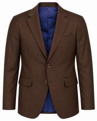 lords of harlech - Josh Brownie Stretch Tailored Blazer - Lyst