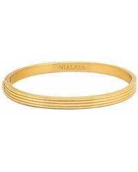 Nialaya - Gentleman Bangle - Lyst
