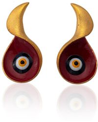 Milou Jewelry - Evil Eye Earrings - Lyst