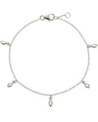 Lily & Roo - Diamond Style Marquise Drop Bracelet - Lyst